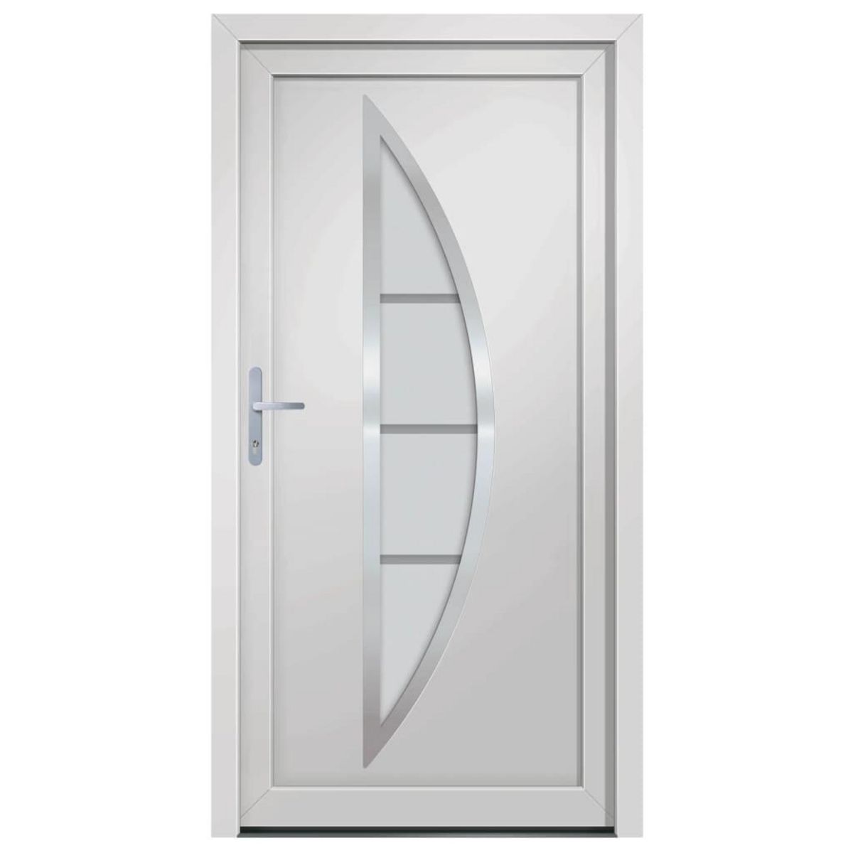 VIDAXL Porte d'entree blanc 98x190 cm PVC