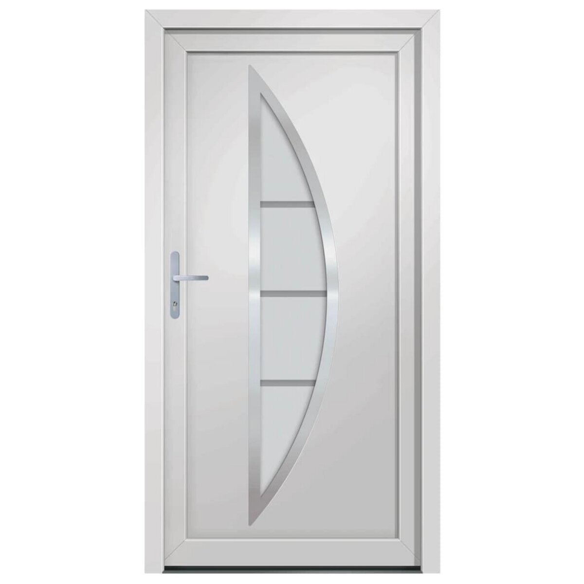 VIDAXL Porte d'entree blanc 98x190 cm PVC
