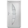 Voir la diapositive 3 : VIDAXL Porte d'entree blanc 98x190 cm PVC