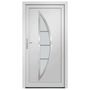 Voir la diapositive 3 : VIDAXL Porte d'entree blanc 98x190 cm PVC