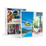 Smartbox Vol en hélicoptère et massage avec détente au spa pour 2 personnes - Coffret Cadeau Multi-thèmes