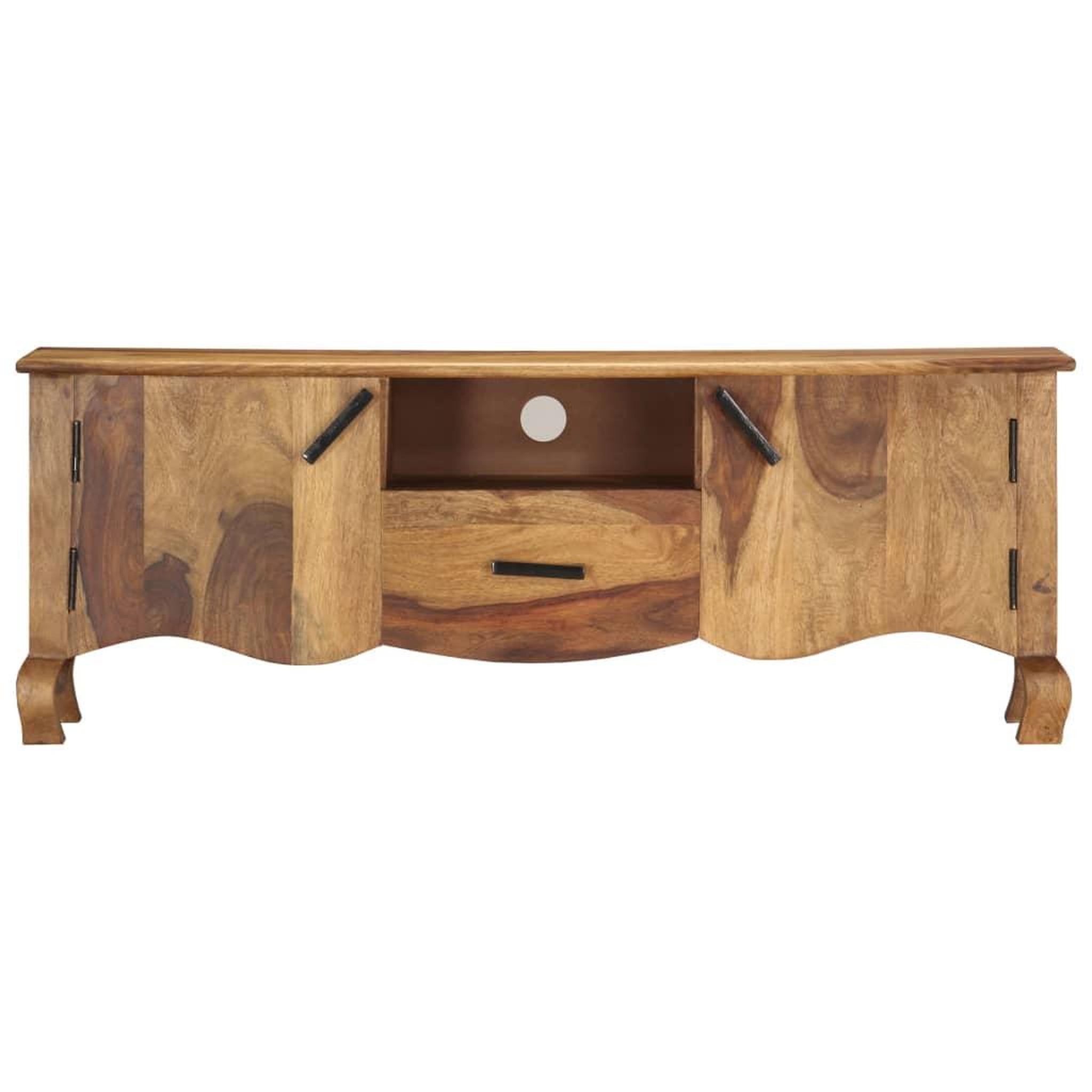 Voir la diapositive 3 : VIDAXL Meuble TV 115x30x42 cm Bois solide