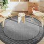 Voir la diapositive 3 : VIDAXL Tapis d'exterieur ARAKIL gris Ø200 cm PP