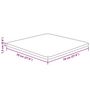 Voir la diapositive 5 : VIDAXL Dessus de table carre 70x70x1,5 cm Bois chene massif non traite