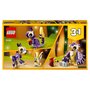 LEGO Creator 31125 Fabuleuses Créatures de la Forêt, Jouet 3 en 1 Hibou Hérisson Lapin