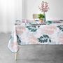 Voir la diapositive 3 : Paris Prix Nappe Imprimée  Belline  150x240cm Blanc & Émeraude