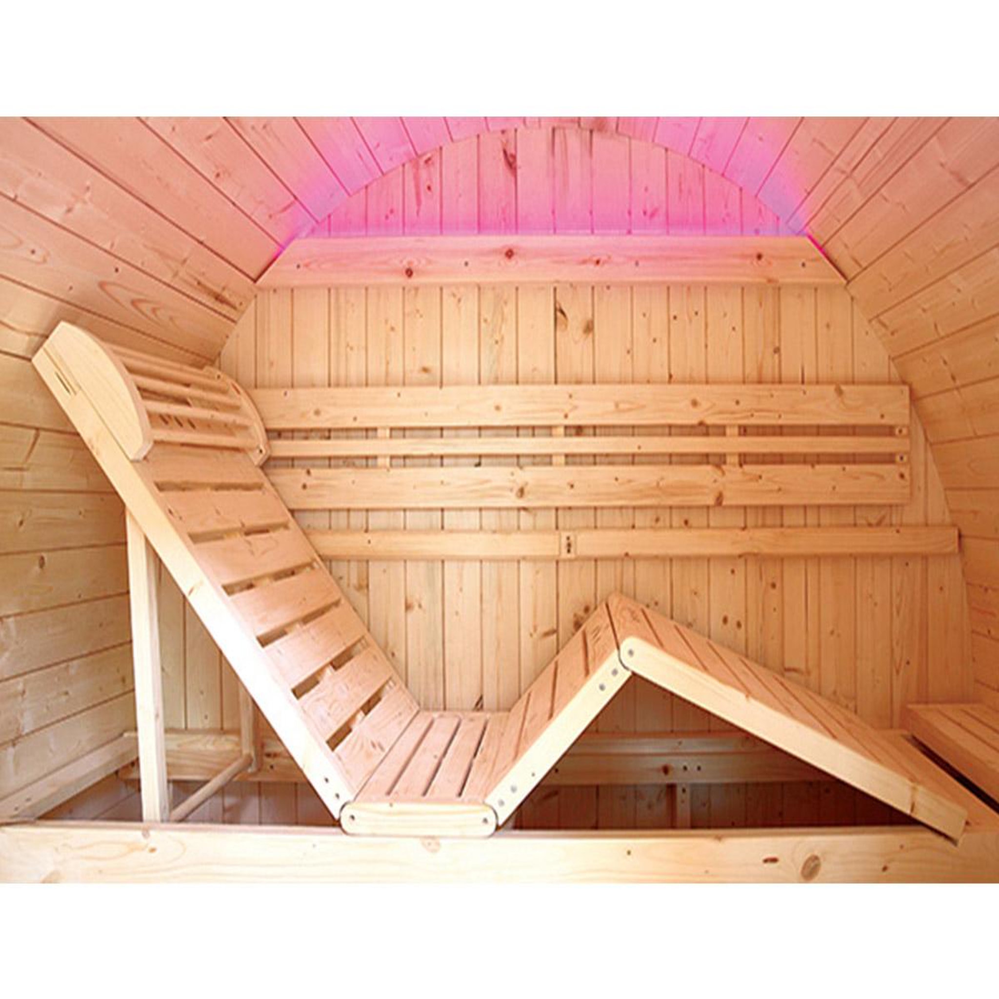 Voir la diapositive 6 : Holl's Sauna traditionnel d'extérieur Gaïa Bella - Holl's