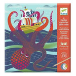 Djeco Cartes à Gratter Duocolor - Dessus - Dessous