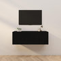 Voir la diapositive 1 : VIDAXL Meubles TV muraux 2 pcs noir 57x34,5x40 cm