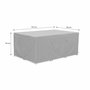 Voir la diapositive 5 : SWEEEK Housse de protection 172x112cm gris foncé - Bâche rectangulaire en polyester enduit PA pour tables de jardin Firenze 6. Vasto 10. Vabo 10 et Cubo 10