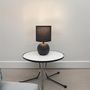 Voir la diapositive 3 : Paris Prix Lampe à Poser en Céramique  Loraine  25cm Noir