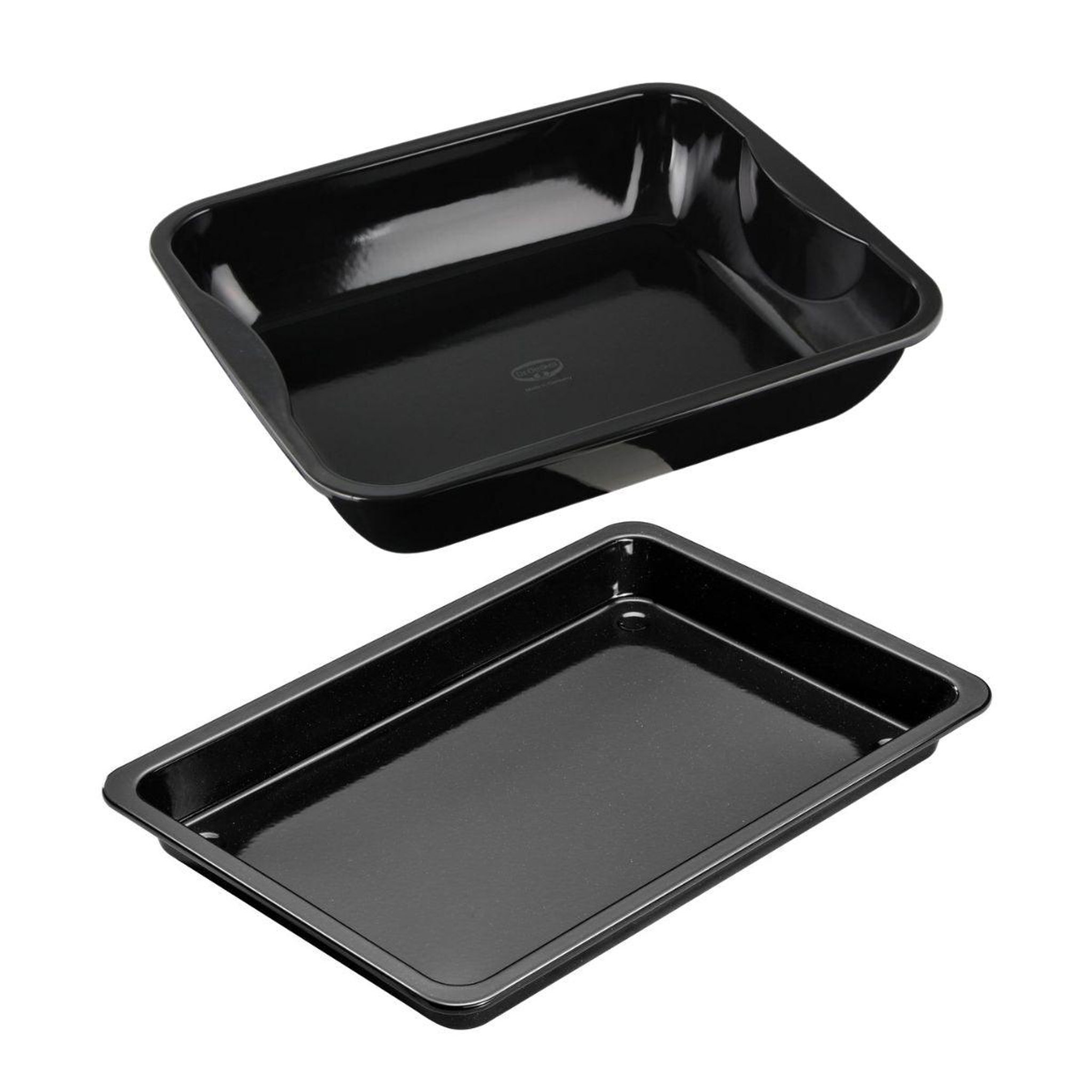 DR.OETKER Plat à four bords hauts 40 x 34 cm et plaque de cuisson 42 x 29 cm dr. Oetker back-idee kreativ