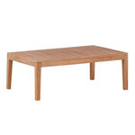 Paris Prix Table Basse de Jardin en Teck  Amlan  110cm Naturel