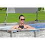Voir la diapositive 5 : BESTWAY Bestway Auvent de piscine hors sol Blanc