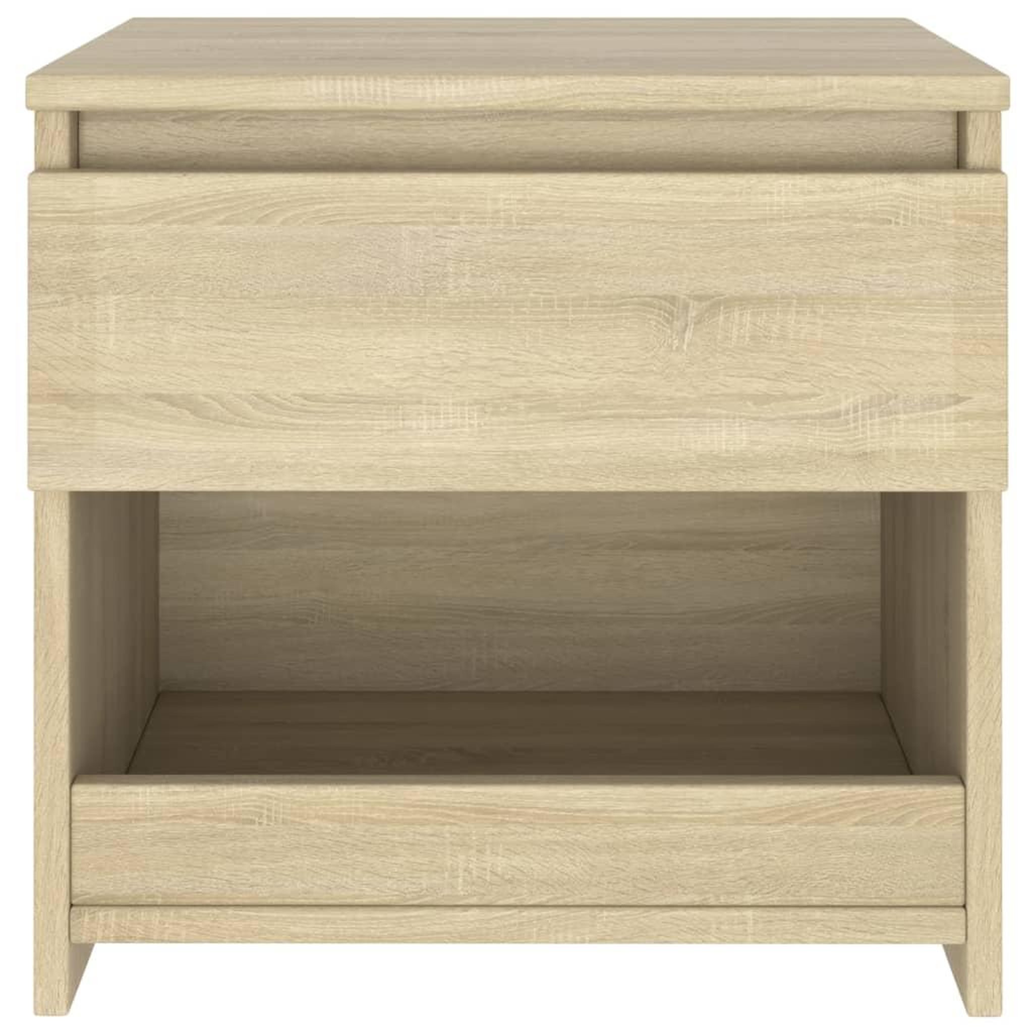 Voir la diapositive 4 : VIDAXL Table de chevet Chene sonoma 40x30x39 cm Agglomere