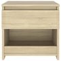Voir la diapositive 4 : VIDAXL Table de chevet Chene sonoma 40x30x39 cm Agglomere