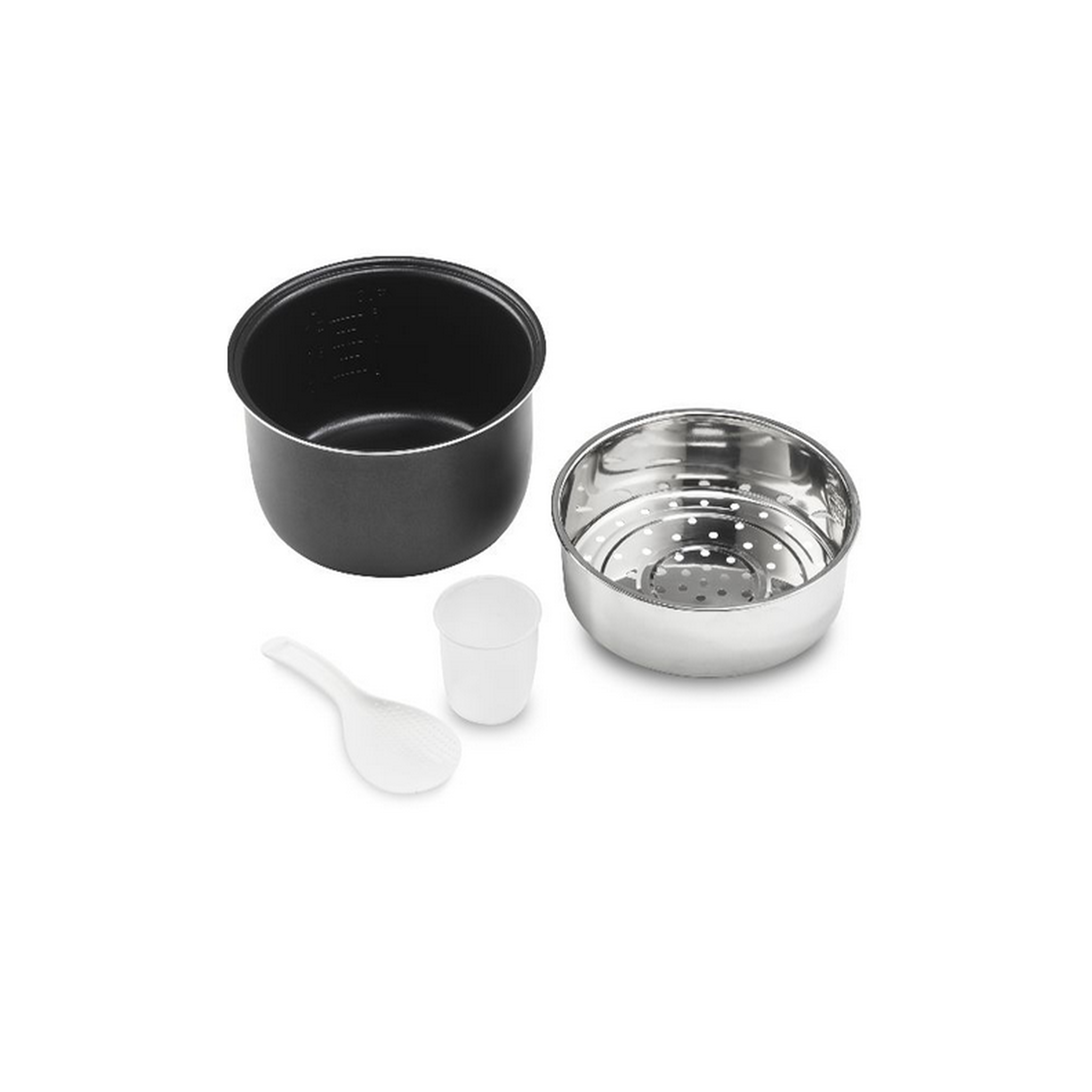 Voir la diapositive 3 : Simeo Cuiseur à riz 3l 500w inox/noir - crm230