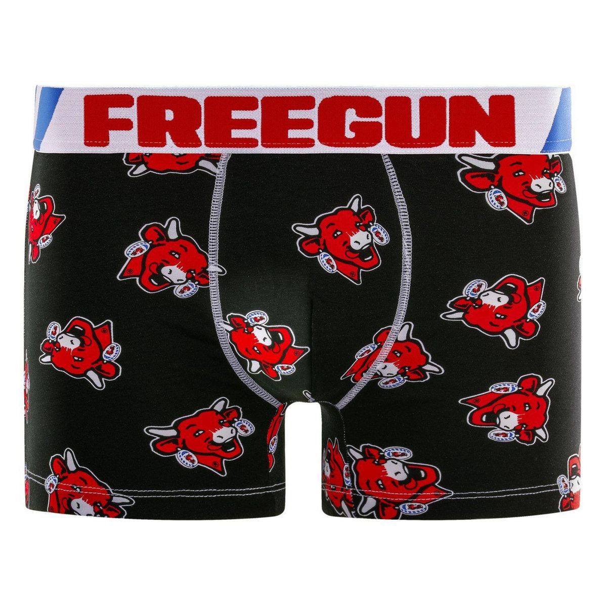 FREEGUN Lot de 4 boxers homme en coton la Vache qui Rit
