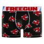 Voir la diapositive 3 : FREEGUN Lot de 4 boxers homme en coton la Vache qui Rit