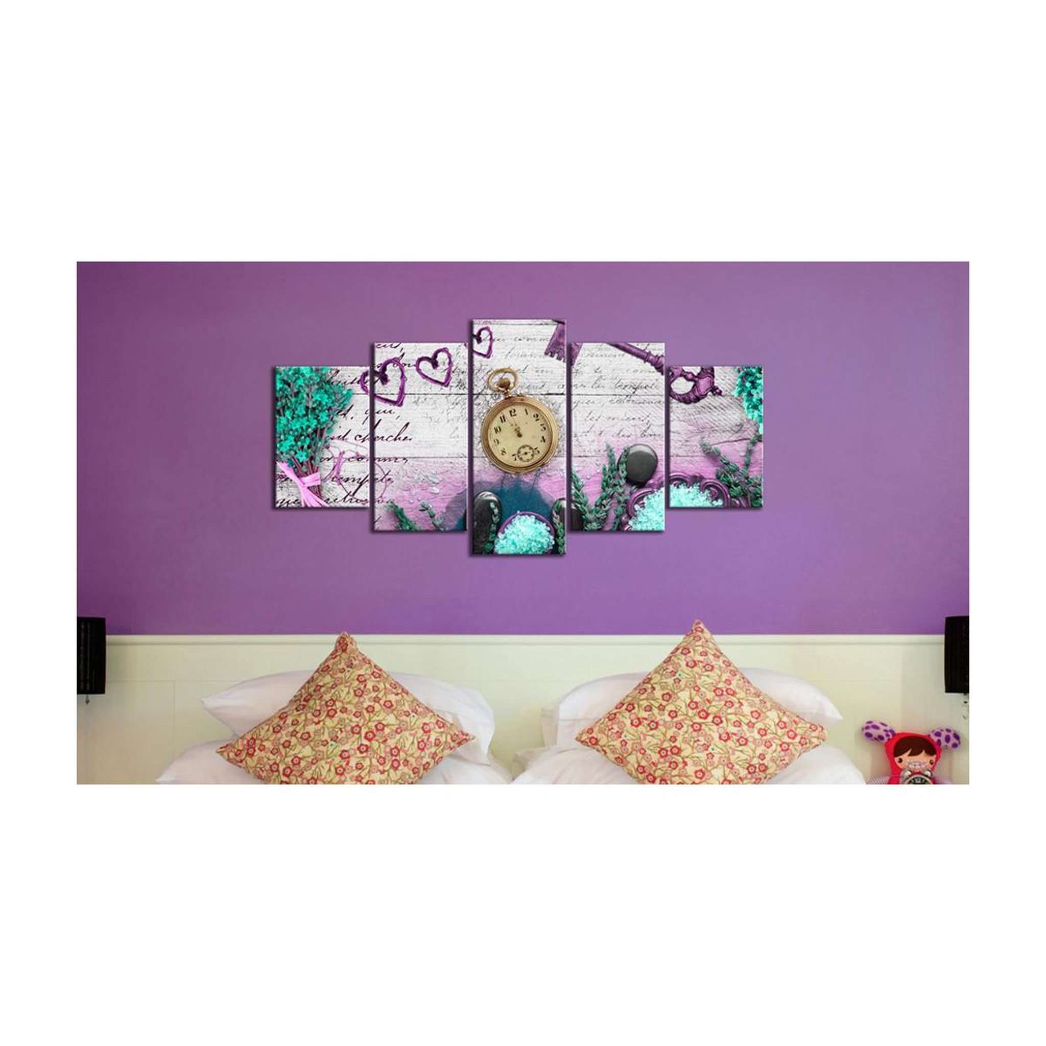 Voir la diapositive 2 : Paris Prix Tableau Imprimé  Amethyst Composition