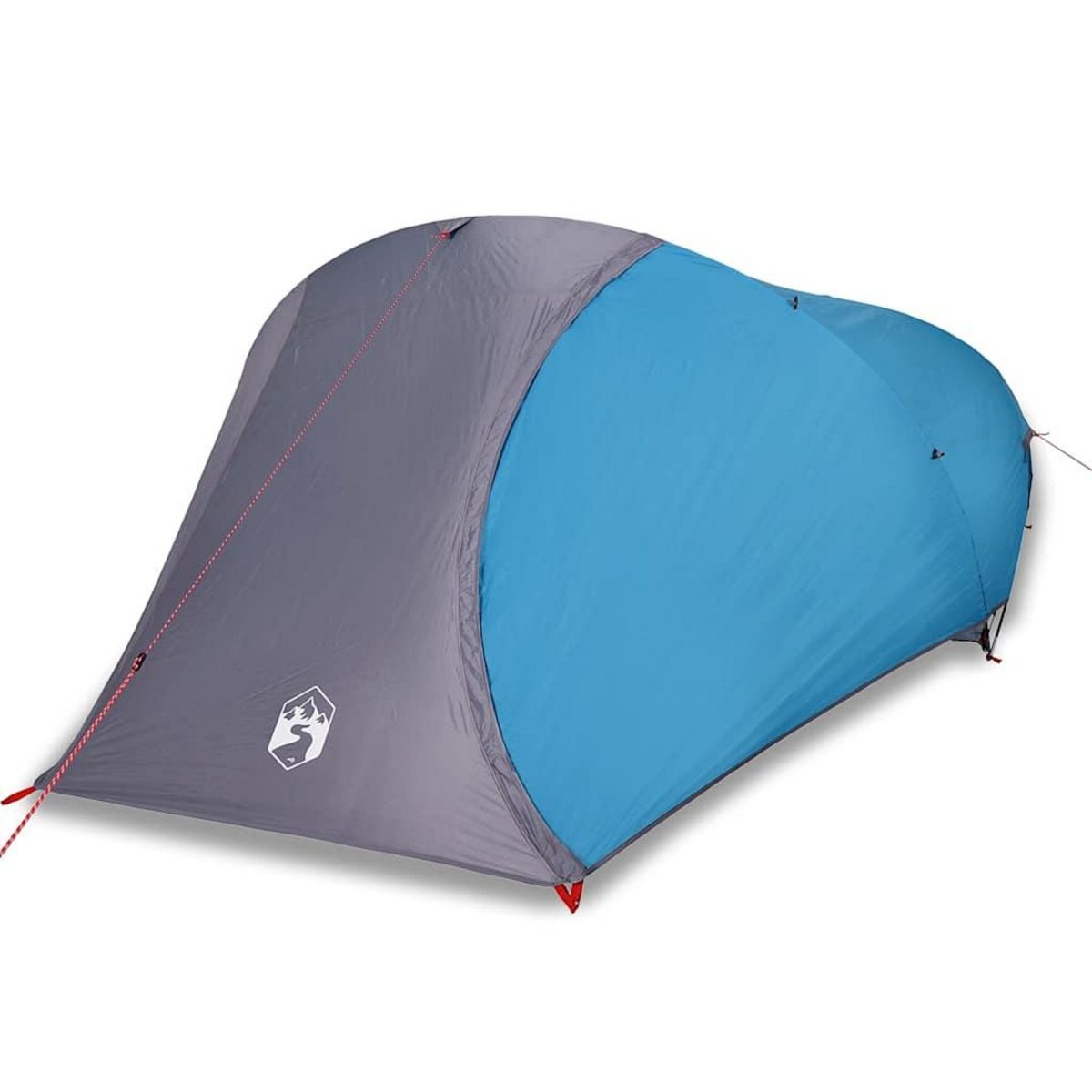 VIDAXL Tente de camping a dome 4 personnes bleu impermeable
