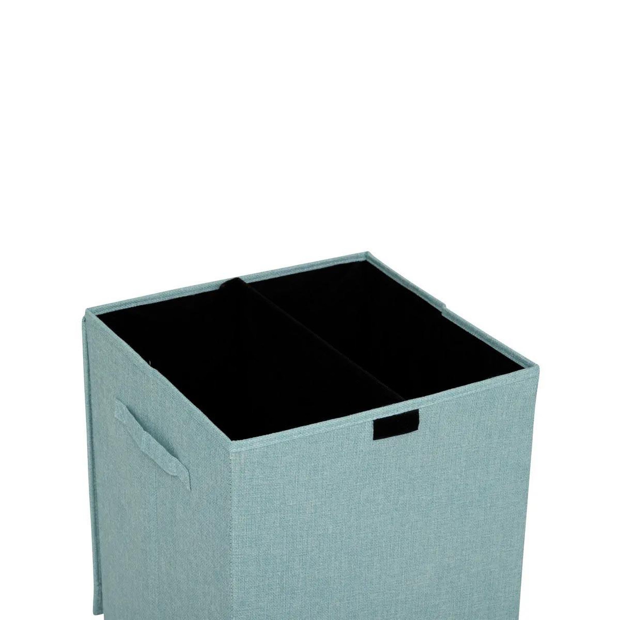 Voir la diapositive 4 : FIVE Panier à linge avec séparateur  colors  74l bleu artic