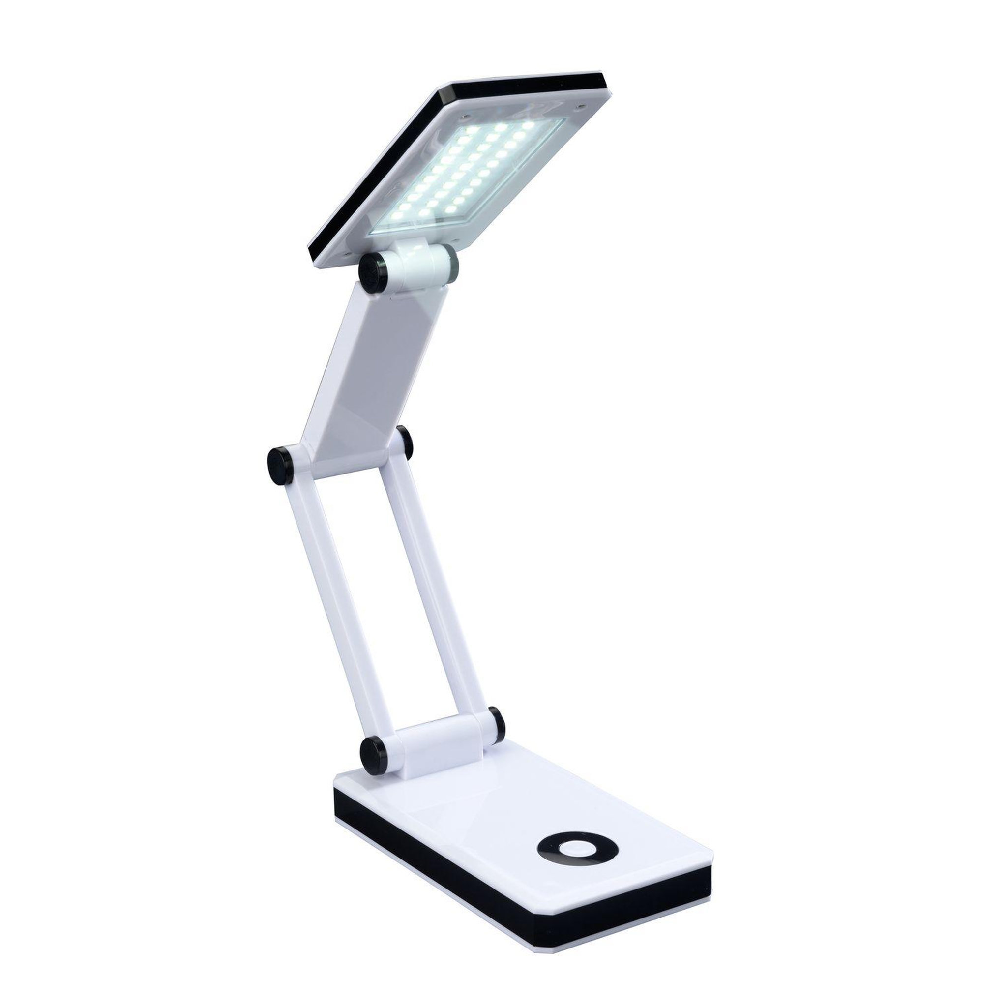 Wenko Lampe led de bureau pliante oka - h. 24 cm - blanc
