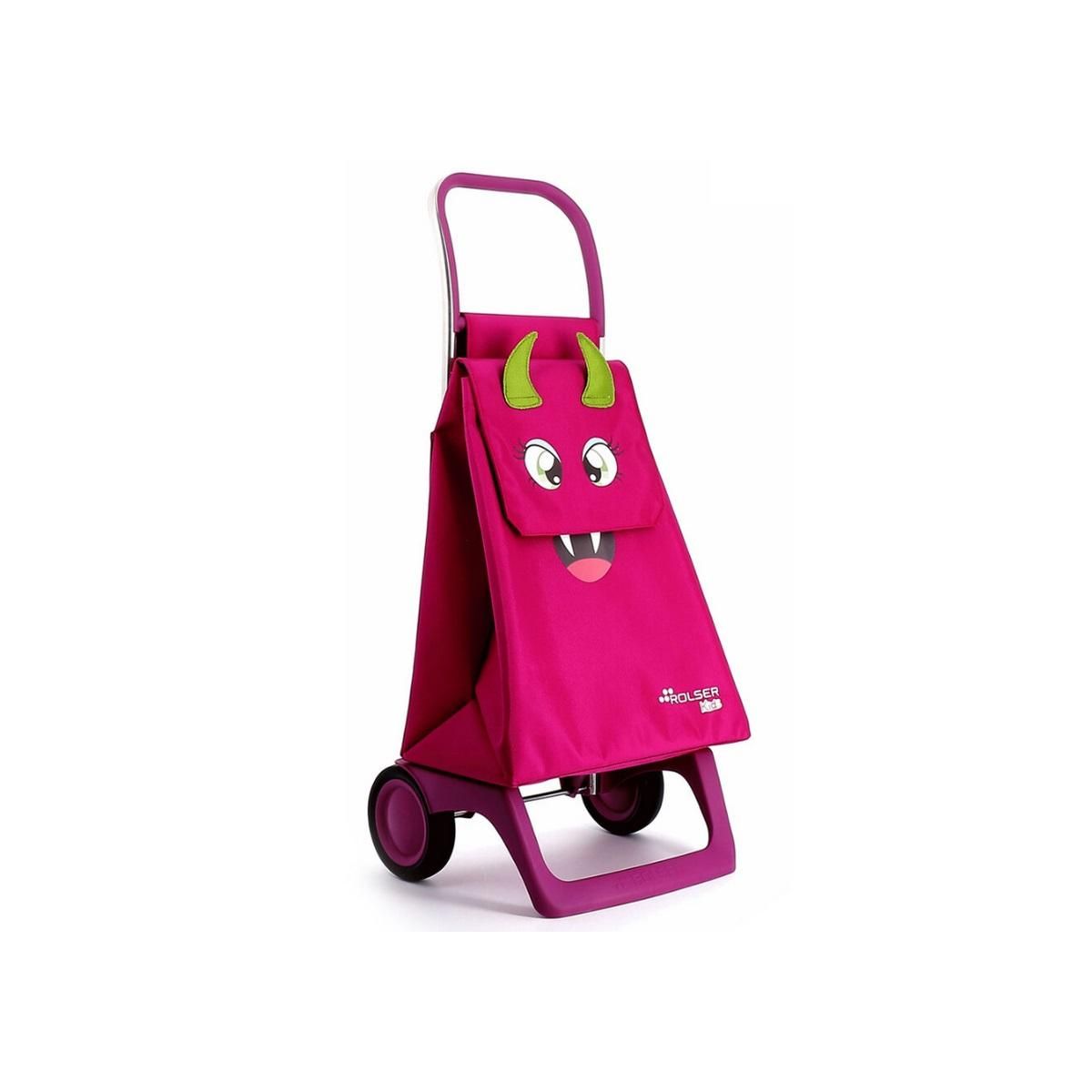 Rolser Poussette de marché 2 roues 29l - KID001 FUSCIA
