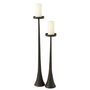 Voir la diapositive 4 : Paris Prix Bougeoir Vintage  Luky  79cm Noir