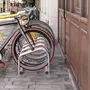 HOMCOM Râtelier 4 vélos dim. 100L x 33l x 27H cm - installation au sol ou murale - acier galvanisé