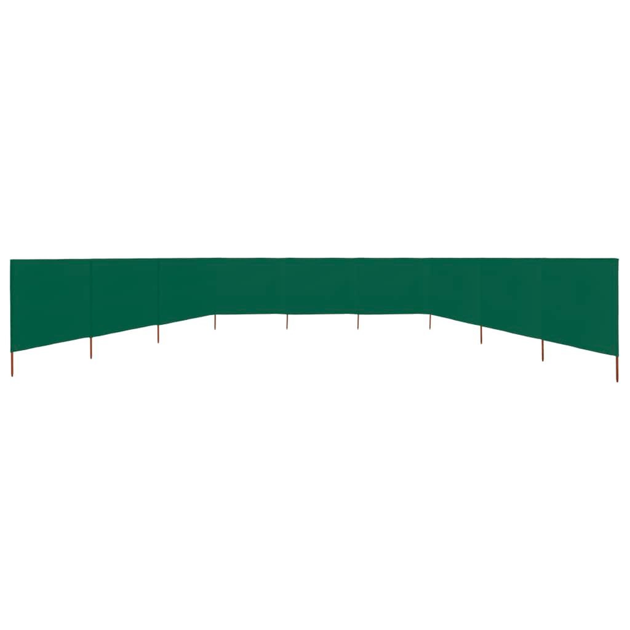 Voir la diapositive 3 : VIDAXL Paravent 9 panneaux Tissu 1200 x 160 cm Vert