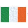 Voir la diapositive 6 : VIDAXL Drapeau Irlande 90x150 cm