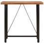 Voir la diapositive 2 : VIDAXL Table de bar 110x55x107 cm bois massif d'acacia et fer