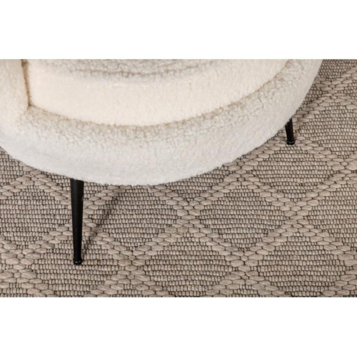 Paris Prix Tapis Déco en Laine  Cloudy  200x300cm Beige