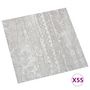 Voir la diapositive 2 : VIDAXL Dalles de plancher autoadhesives 55 pcs PVC 5,11 m² gris