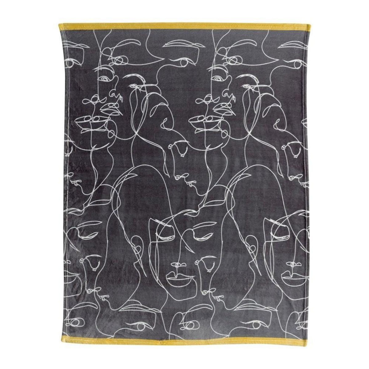 ATELIER DU COTON Plaid ultra-doux 130x160 cm Nymphea