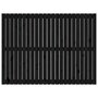 Voir la diapositive 4 : VIDAXL Tete de lit murale Noir 146,5x3x110 cm Bois massif de pin