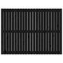 Voir la diapositive 4 : VIDAXL Tete de lit murale Noir 146,5x3x110 cm Bois massif de pin
