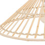 Voir la diapositive 3 : ATMOSPHERA Suspension cône en bambou naturel - Diam 36 cm - Beige