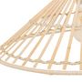Voir la diapositive 3 : ATMOSPHERA Suspension cône en bambou naturel - Diam 36 cm - Beige