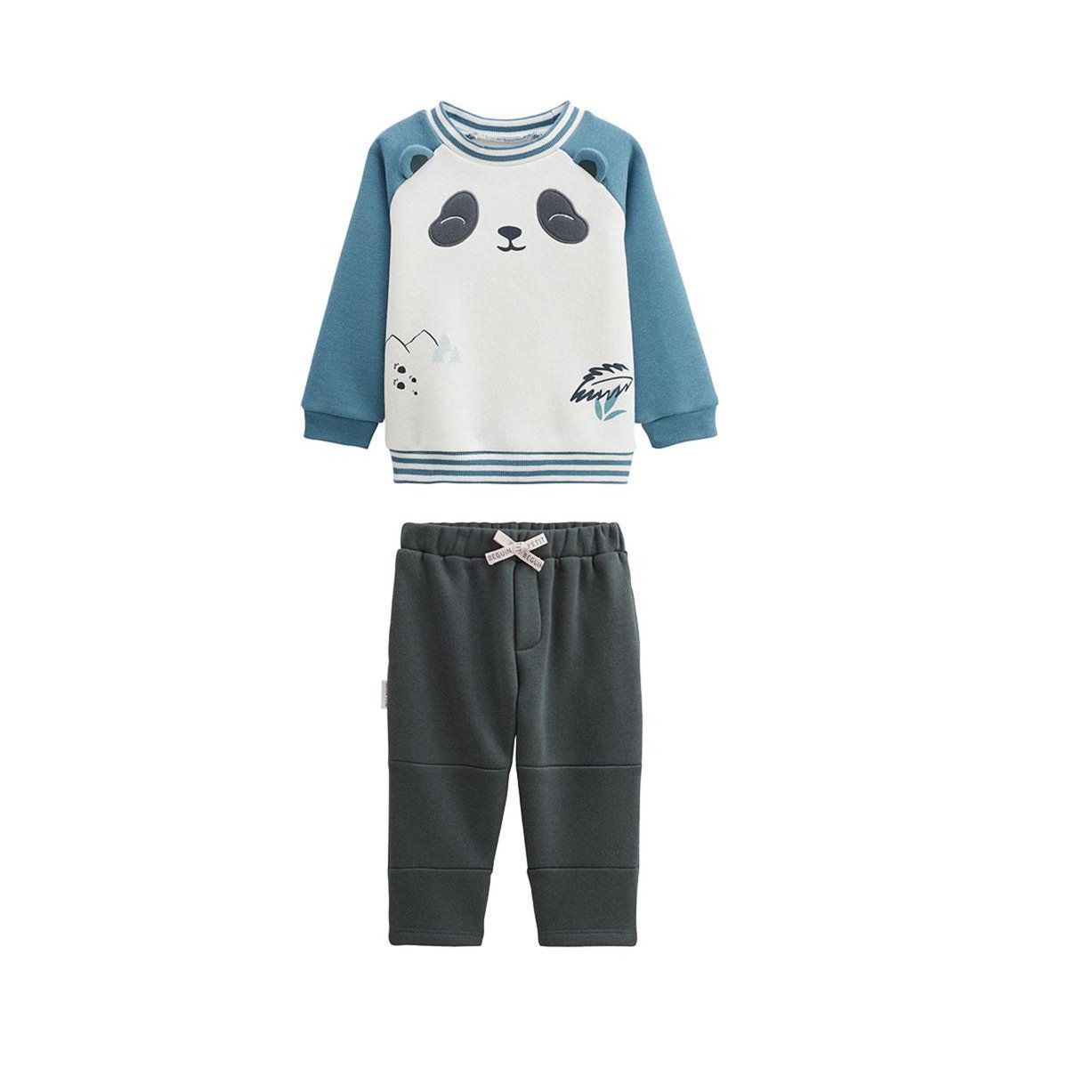 Petit Béguin Ensemble enfant sweat et pantalon en molleton Tao