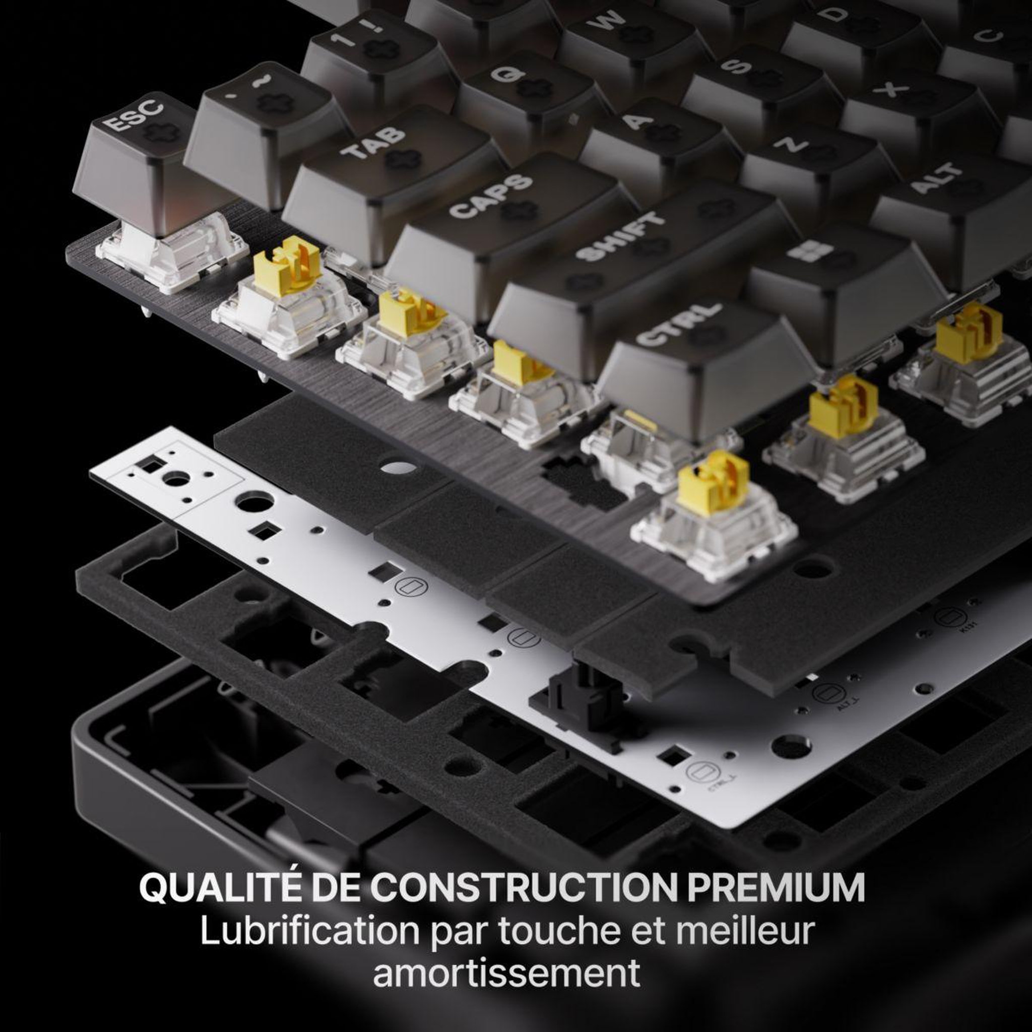Voir la diapositive 5 : STEEL SERIES Clavier gamer Apex Pro TKL Gen 3 Steel FR