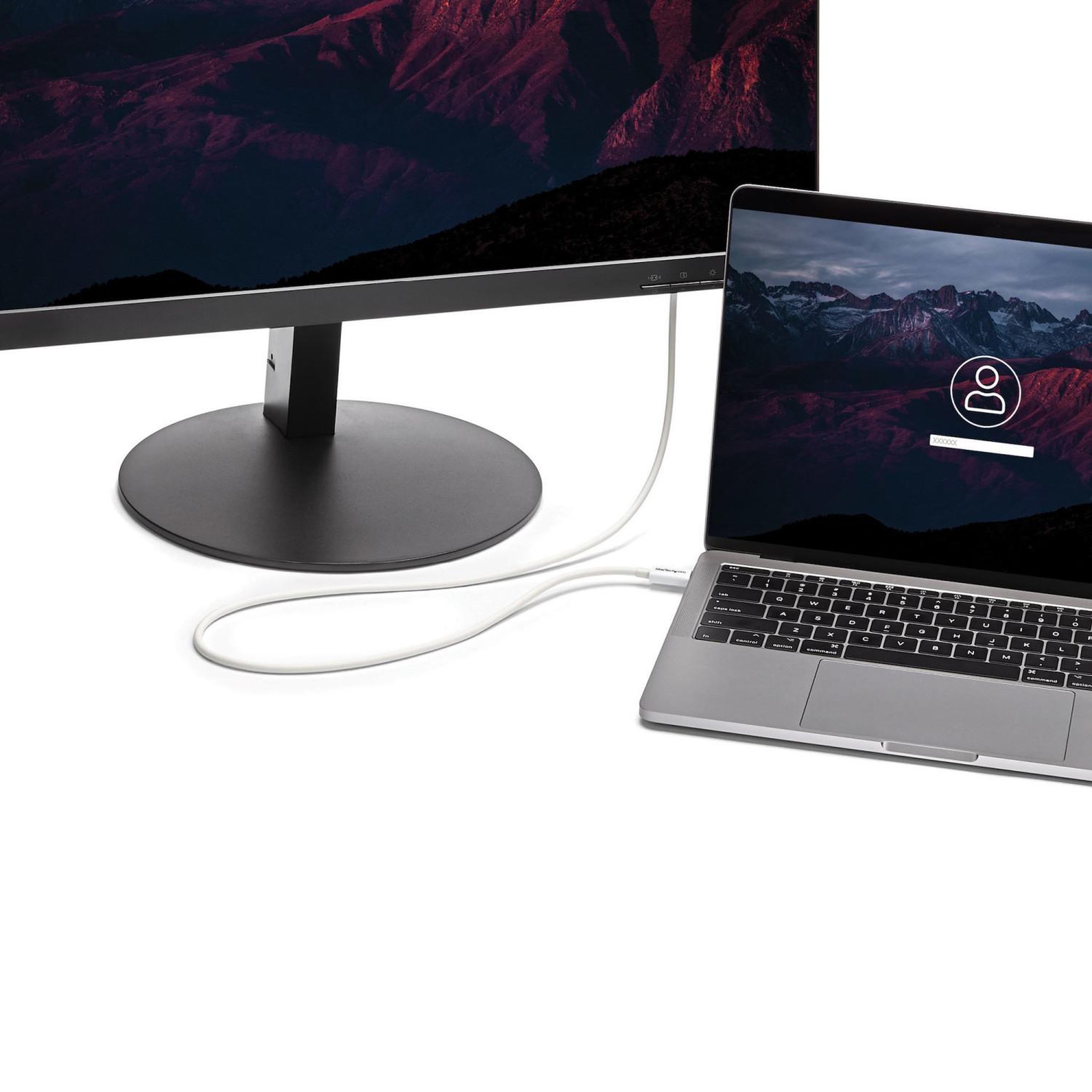 Voir la diapositive 3 : Startech StarTech.com Câble Thunderbolt 3 de 2 m - 20 Gb/s - Compatible Thunderbolt, USB et DisplayPort - Blanc