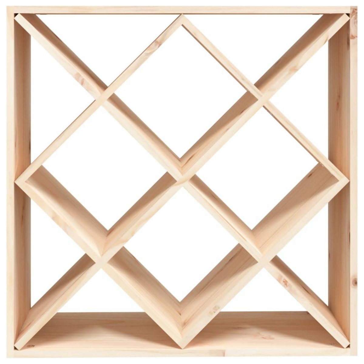 VIDAXL Armoire a vin 62x25x62 cm Bois de pin massif