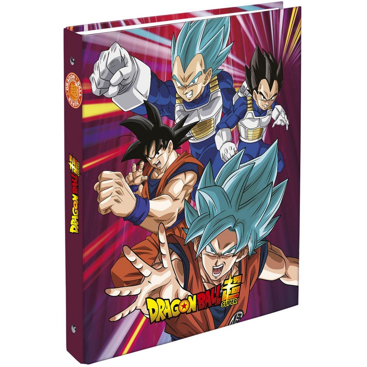 Dragon Ball Super Classeur rigide A4 dos 40mm rouge