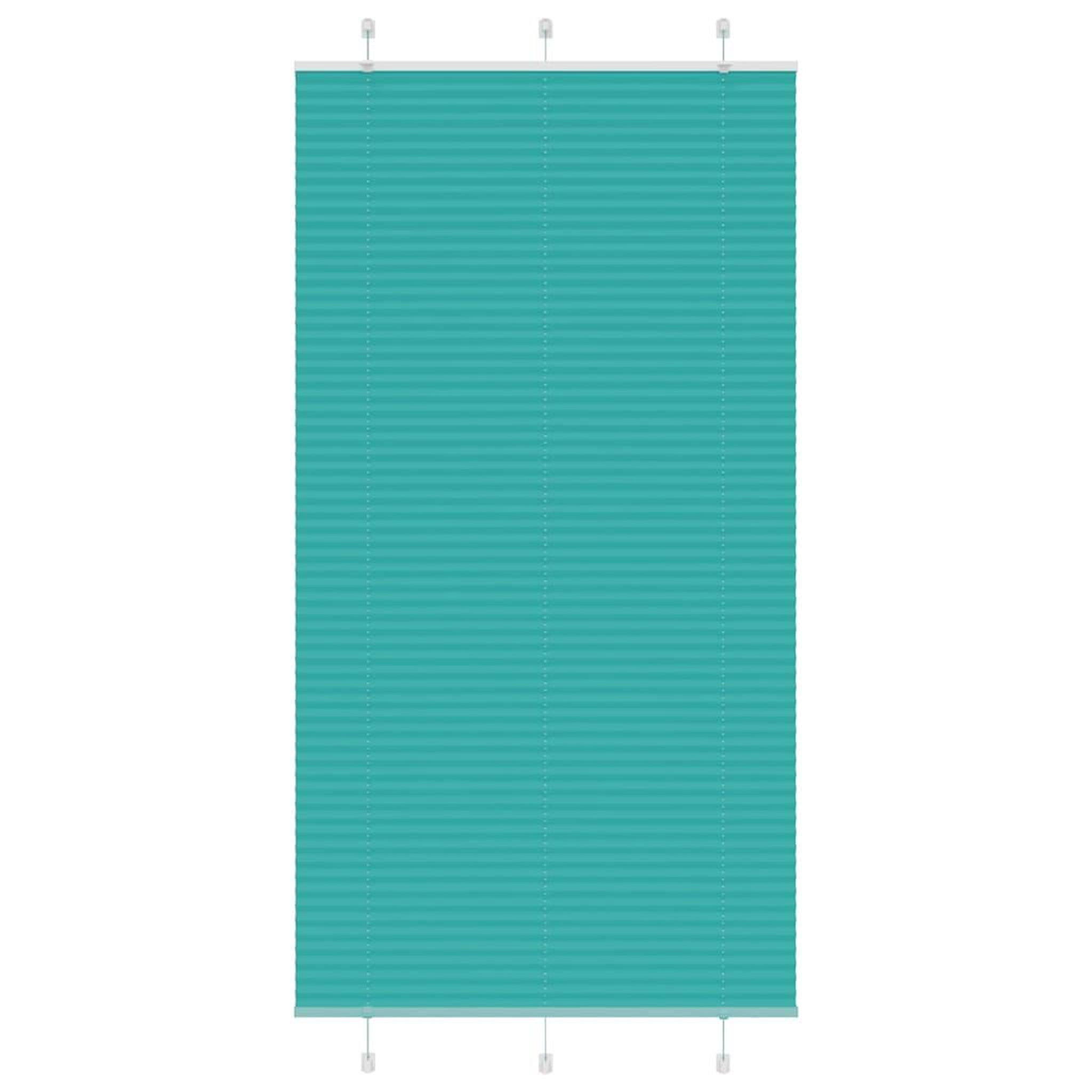 VIDAXL Store plisse vert petrole 110x200cm largeur du tissu 109,4cm