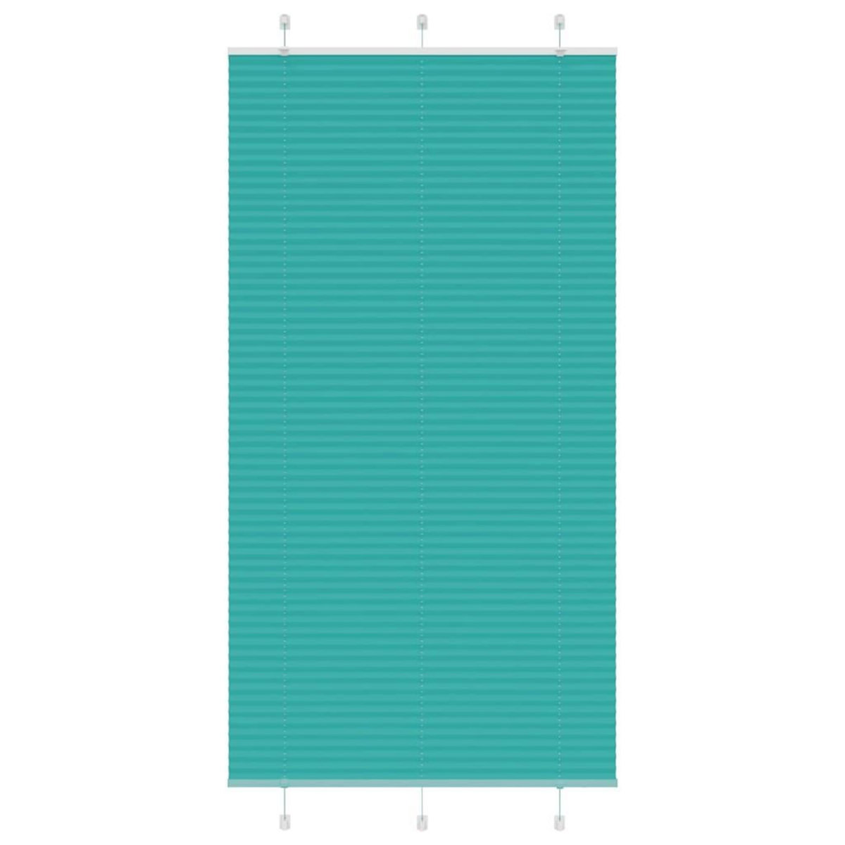 VIDAXL Store plisse vert petrole 110x200cm largeur du tissu 109,4cm