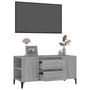 Voir la diapositive 5 : VIDAXL Meuble TV Sonoma gris 102x44,5x50 cm Bois d'ingenierie