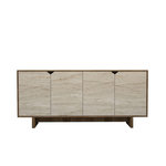 Habitat et Jardin Buffet en bois  Istemi  - 180 x 40 x 81 cm - Travertin