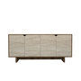 Voir la diapositive 1 : Habitat et Jardin Buffet en bois  Istemi  - 180 x 40 x 81 cm - Travertin